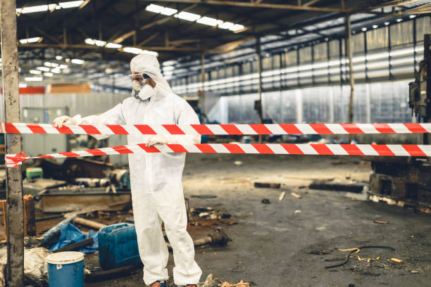 Professional Drug Lab Cleanup technician working in Salvo, NC
